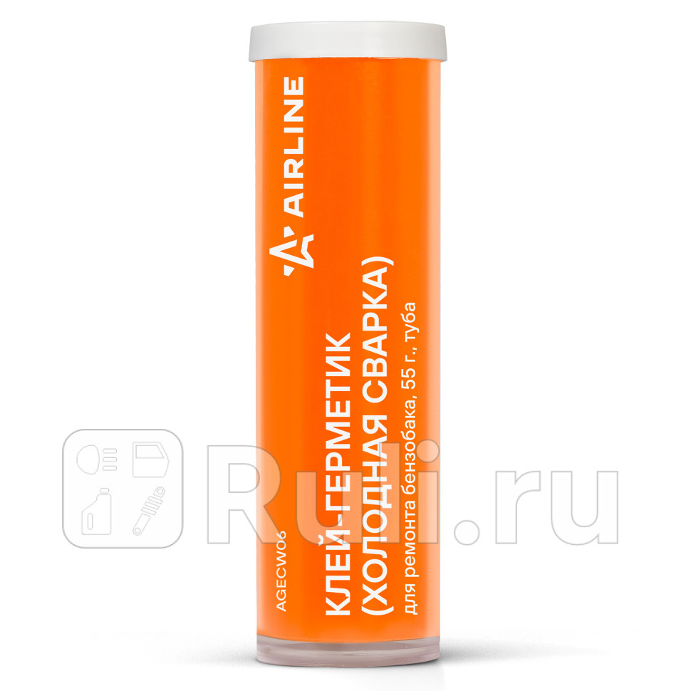 Сварка холодная Airline для ремонта бензобака туба 55 гр AIRLINE AGECW06 180₽