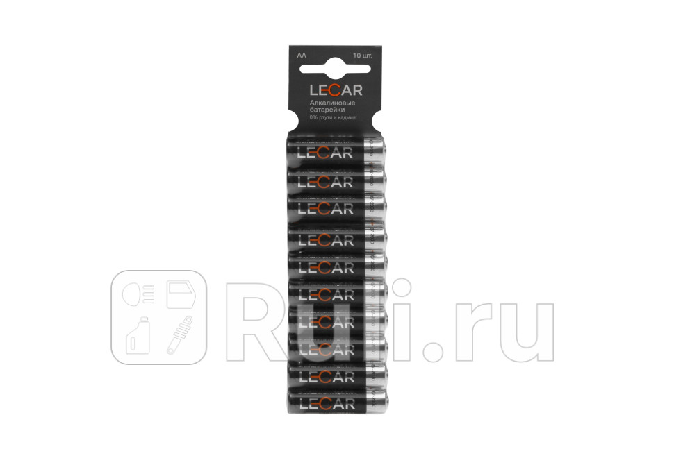 Батарейка LR06 Lecar AA-пальчиковые 10 шт в блистере LECAR LECAR000063106 470₽