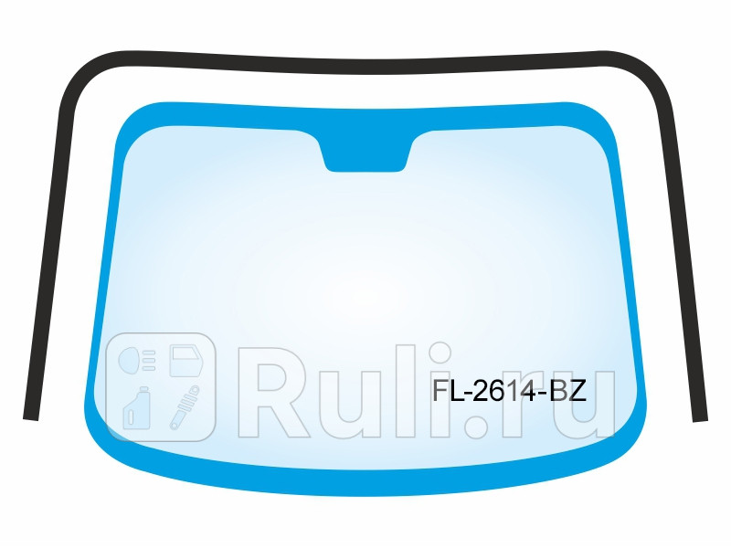 Уплотнитель лобового стекла  FLEXLINE FL-2614-BZ