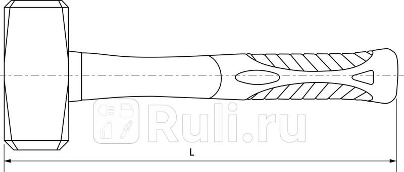 Кувалда 125 кг ручка стеклопластиковая Thorvik THORVIK PSH125 930₽