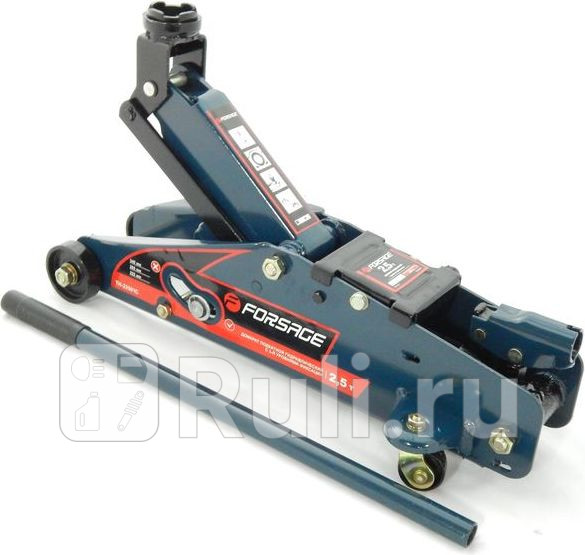 Домкрат подкатной 25 т высота подхвата 140 мм высота подъма 387 мм с фиксацией Forsage F-TH22501CB 0₽