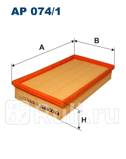 Фильтр воздушный для Ford Focus 1 2001-2005 FILTRON AP 0741 610₽