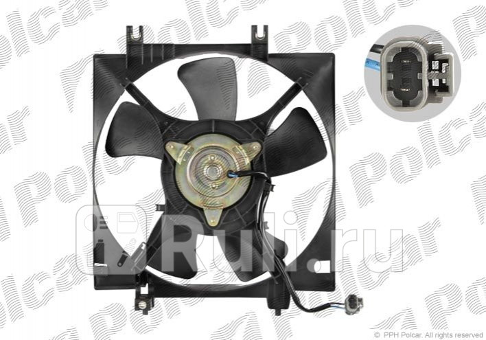 Вентилятор радиатора охлаждения для Subaru Legacy BLBP 2003-2009 Polcar 720823W2 6340₽