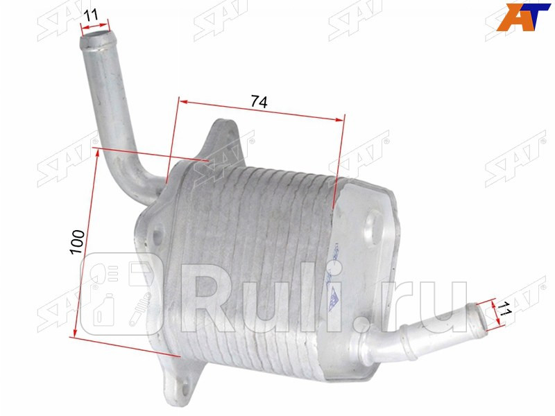 Радиатор масляный для Toyota Hiace 2019-2021 SAT ST-205-0003 7340₽