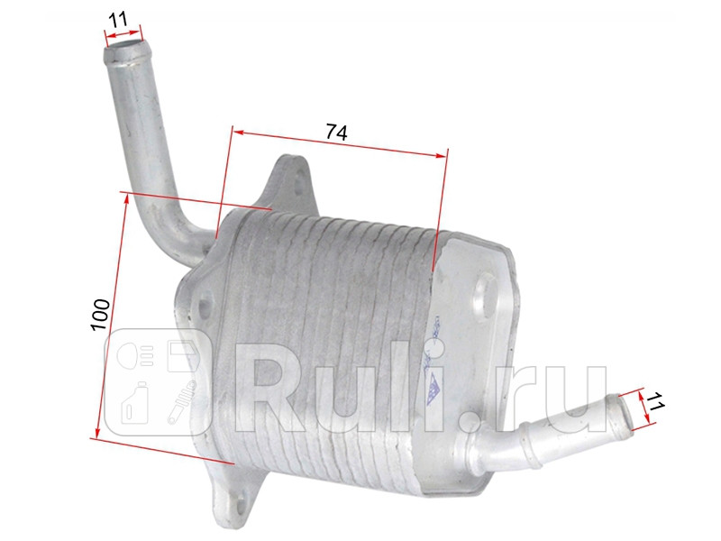 Радиатор масляный для Toyota Hiace 2019-2021 SAT ST-205-0003 3850₽