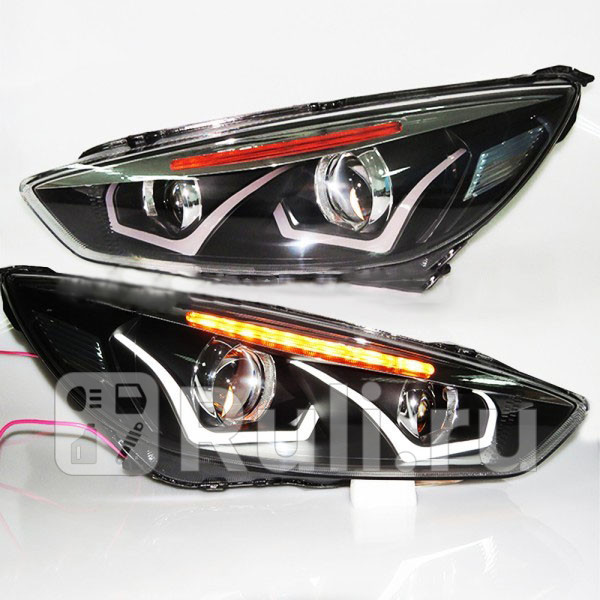 Тюнинг-фары комплект для Ford Focus 3 рестайлинг 2014-2019 LongDing CS-HL-000460 57280₽