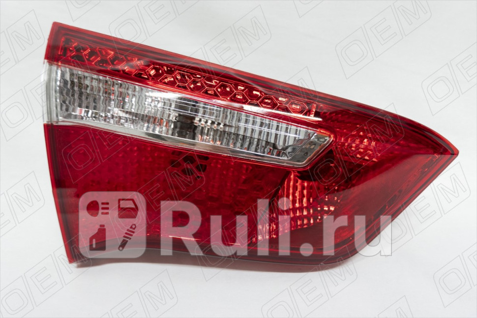 Фонарь левый задний в крышку багажника для Kia Rio 3 2011-2015 OEM OEM0185FONL 1520₽