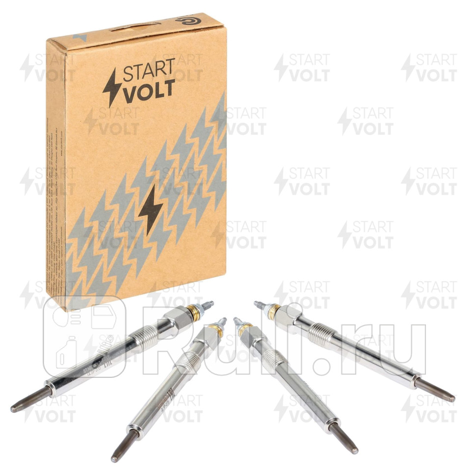 Свечи накаливания кмпл 4шт для а м Great Wall Hover H2 05- 28D GLSP 517 STARTVOLT GLSP517 2090₽