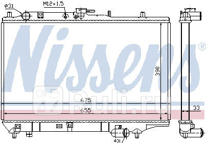 Радиатор охлаждения для Mazda 323 BG 1990-1994 Forward MZ32390-910 7630₽