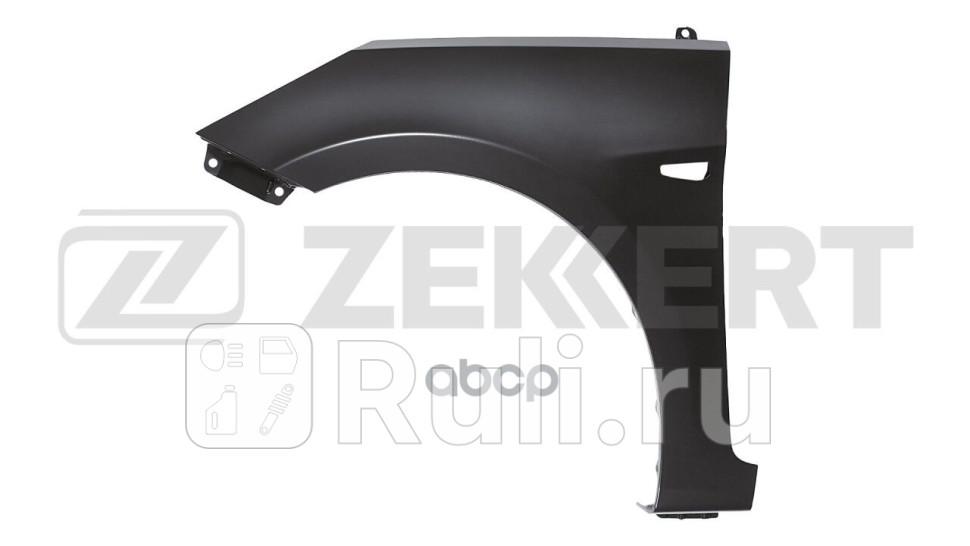 Крыло переднее левое Hyundai Solaris 11- с отв под повторитель Zekkert kt-1037 0₽