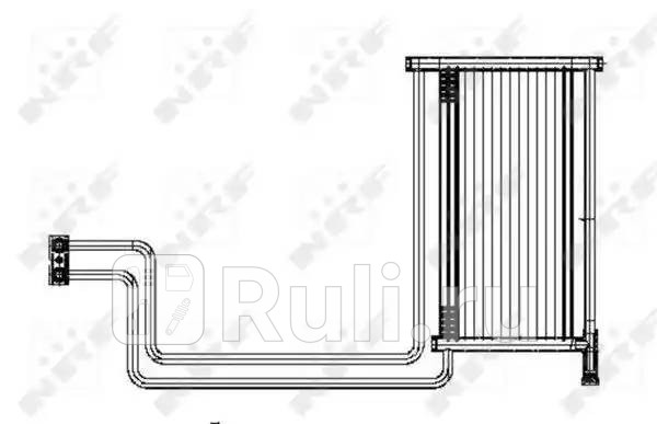 Радиатор масляный bmw 5 20 96- NRF 31136 0₽