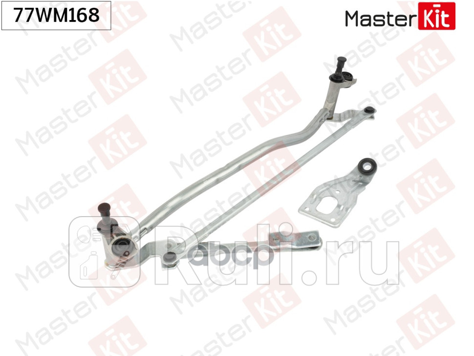Мотор стеклоочистителя с трапецией передний VW JETTA IV 162 163 AV3 AV2 2009 - MASTERKIT 77WM MASTERKIT 77WM168 2770₽