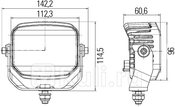 Фара рабочего освещения Hella 1GA996188-011 0₽