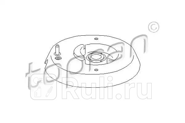 Опора амортизатора HANS PRIES 721809001 0₽
