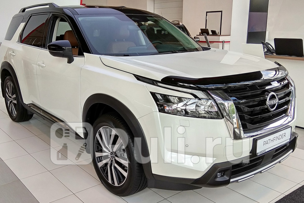Дефлектор капота для Nissan Pathfinder V 2021-2022 SIM NLDSNIPAT2112 1100₽