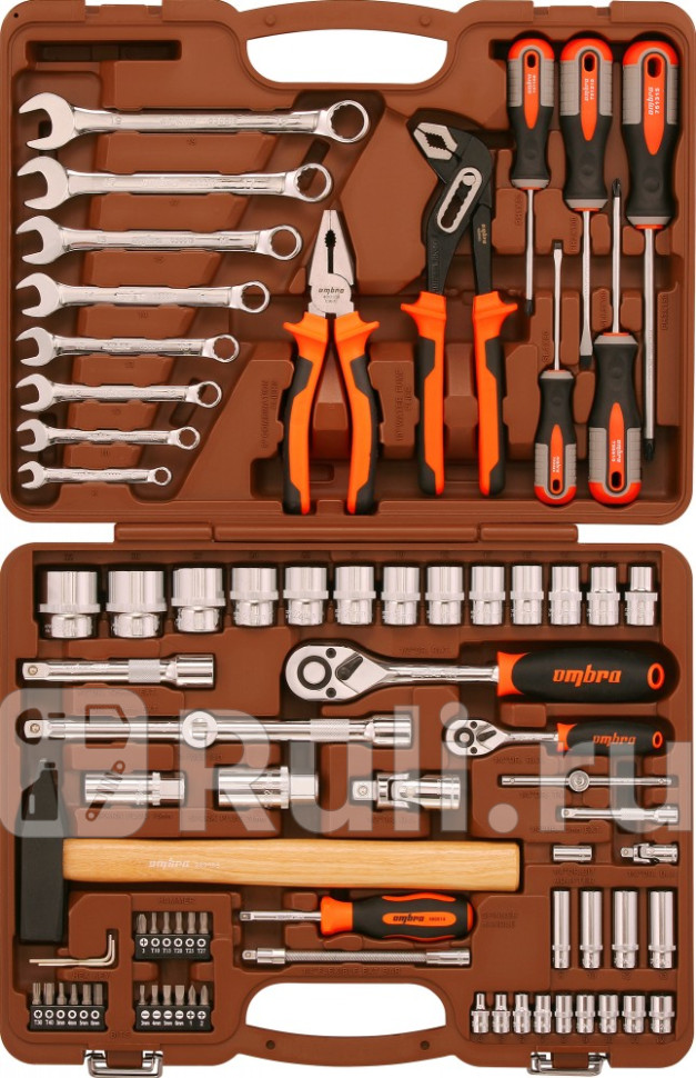 Набор инструмента 77 пр 12 14 12 гр Ombra OMBRA OMT77S12 17930₽