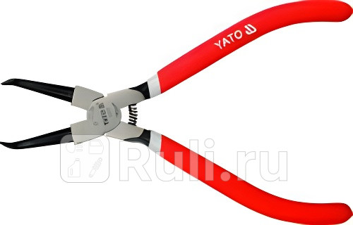 Съемник стопорных колец изогнутый сжим 180 мм блистер YATO YT-2139 690₽