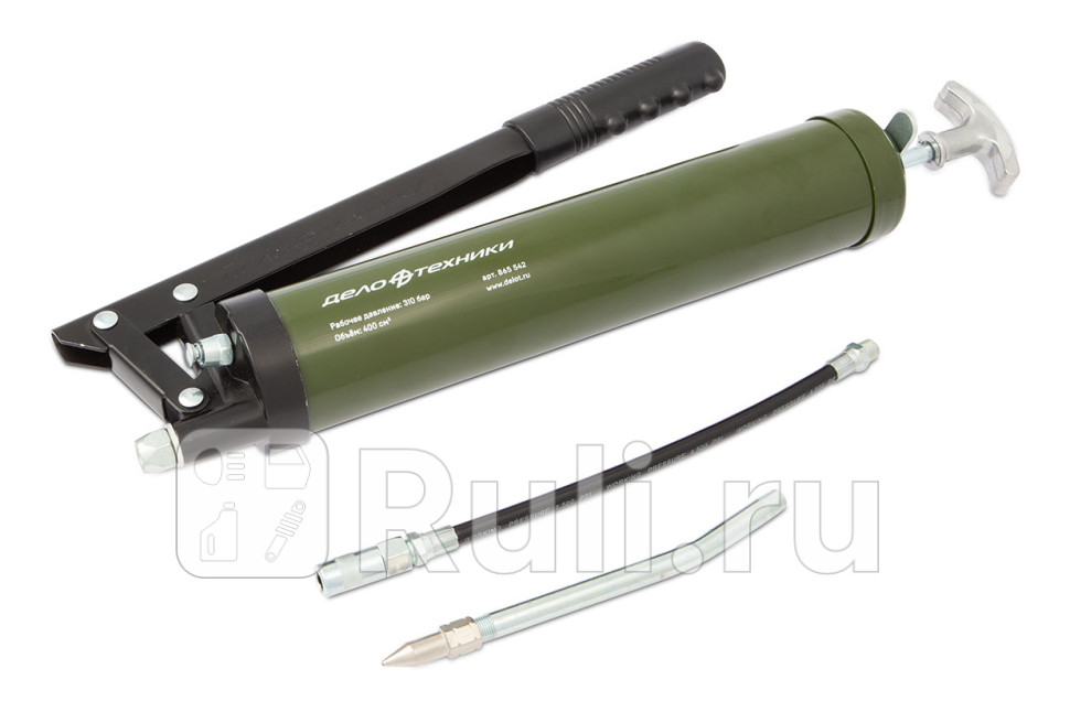 Шприц для смазки плунжерный 400 см3 Дело Техники 865542 1550₽