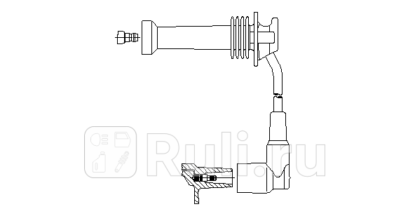 Провод зажигания Bremi 8A1732 940₽