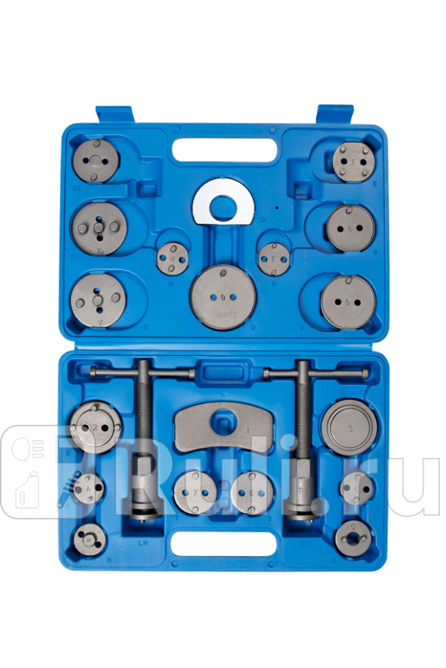 Набор для утапливания поршней тормозного цилиндра 21 предмет KRAFT KRAFT KT 701062 3060₽