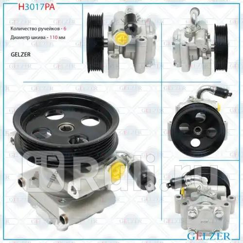 Насос гидроусилителя руля Ford Fiesta Ford Fusion H3017PA GELZER H3017PA 7580₽