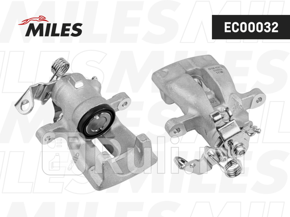 Суппорт тормозной OPEL ASTRA GHCOMBO 01-MERIVA 03-10ZAFIRA 99-05 задлев EC00032 MILES EC00032 7310₽