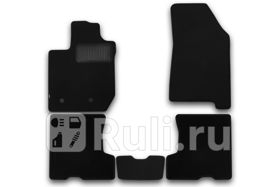 Коврики в салон 5 шт. для Lada XRAY (2015-2021) Klever KLEVER03523422110kh