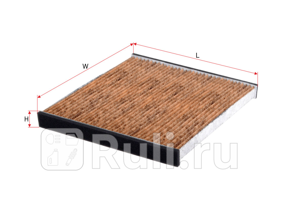 Фильтр салонный для Toyota Highlander 2001-2003 SAKURA CAC1102 1090₽