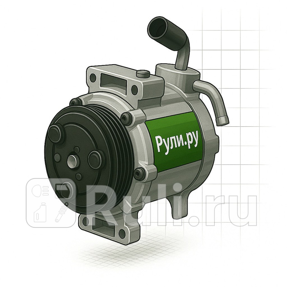 Компрессор кондиционера KIA CERATO 04MYLD DASHI 977012F000 Parts-Mall D-EB059 44040₽