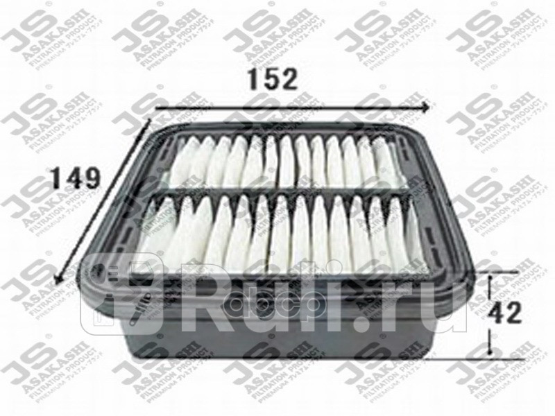 Фильтр воздушный JS Asakashi A916J 130₽