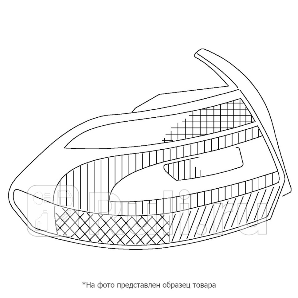 Фонарь левый opel astra h 2004-2014 седан OEM OEM0284FONL 6030₽
