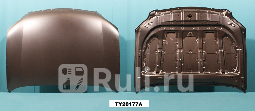 Капот для Toyota Land Cruiser Prado 150 рестайлинг 2013-2017 CrossOcean TY6207 12720₽