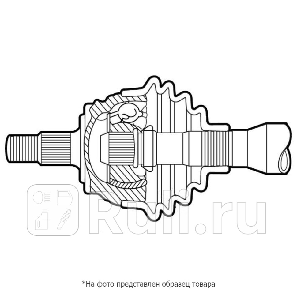 ШРУС внутренний JD JCN0314 1930₽