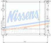 Радиатор охлаждения для Renault Clio 2 1999-2002 NISSENS 639371 3600₽