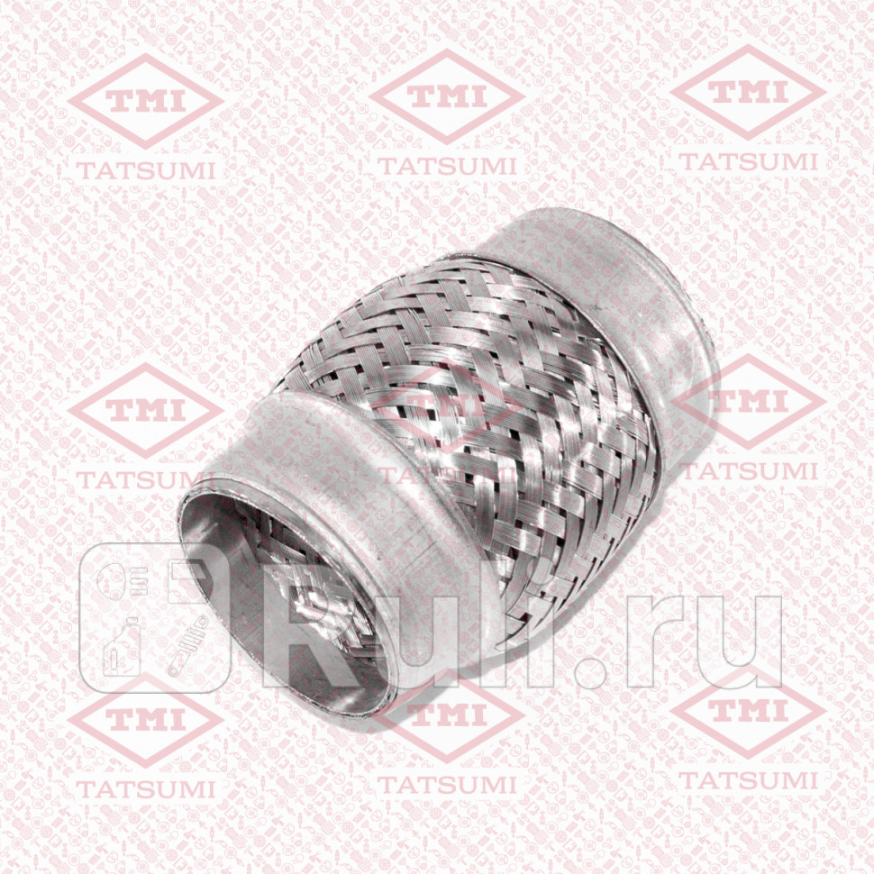Труба гофрированная с внутренним плетением без патрубков 545X102 TATSUMI TKA1025 880₽