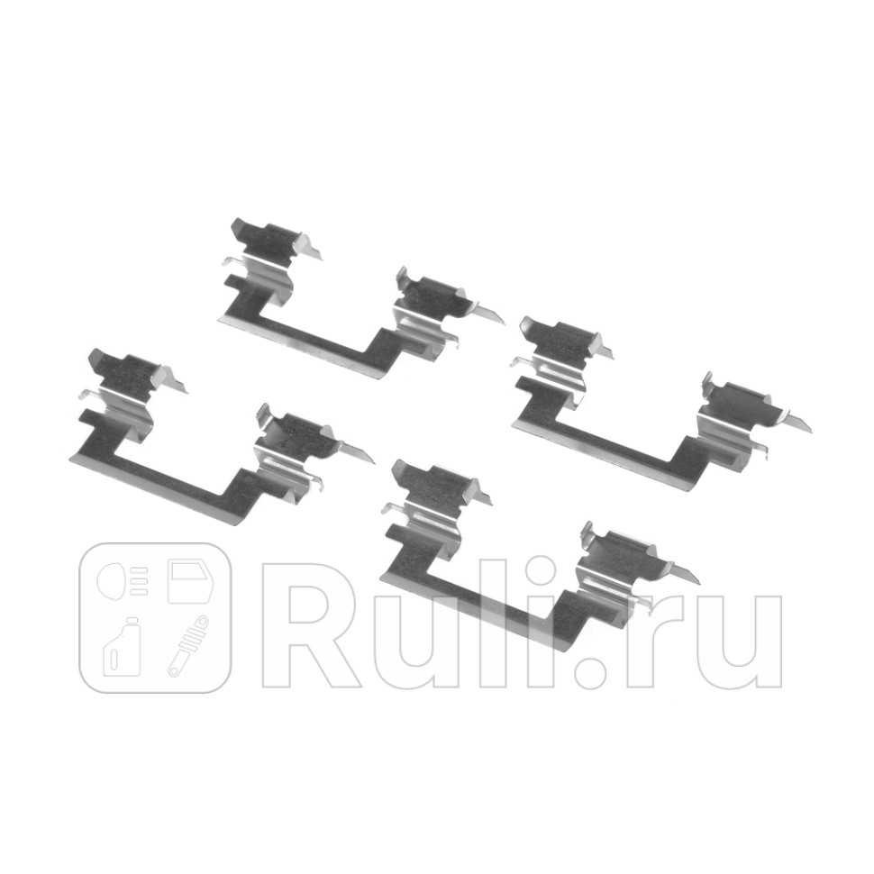 Ремкомплект передних тормозных колодок GANZ GIJ19087 820₽