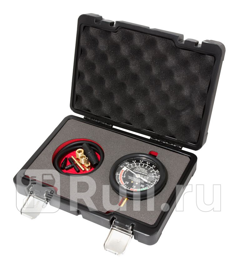 Тестер давления топлива и вакуума в наборе с резьбовыми адаптерами9пр в кейсе premium Forsage F-904G4D 0₽