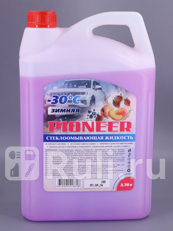 Жидкость омывания стекол 378 л PIONEER незамерзайка до -30 Ниагара 006017009009 830₽