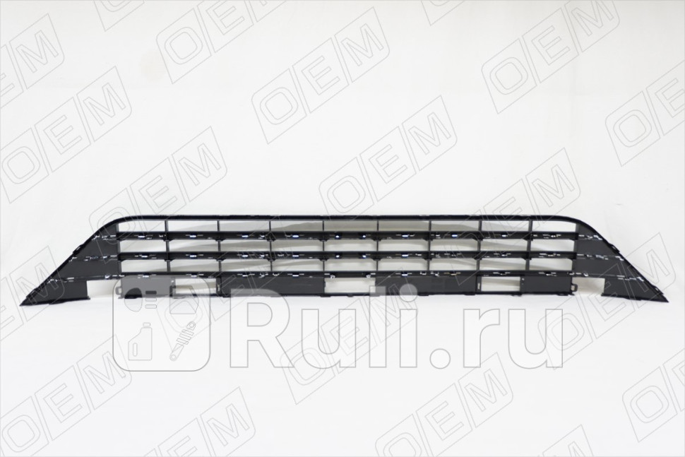 Решетка переднего бампера центральная для Volkswagen Touareg 2 рестайлинг 2014-2018 OEM OEM3832 10150₽