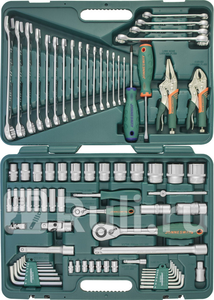Набор инструмента универсальный 14 12DR 78 предметов JONNESWAY S04H52478S 25950₽