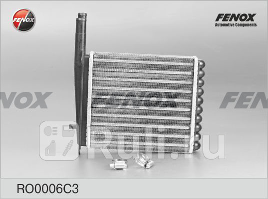 Радиатор печки 2110-2112 после 2003 гв алюм сборный ВАЗ 2110-2112 2170-2172 RO0006C3 FENOX RO0006C3 1540₽
