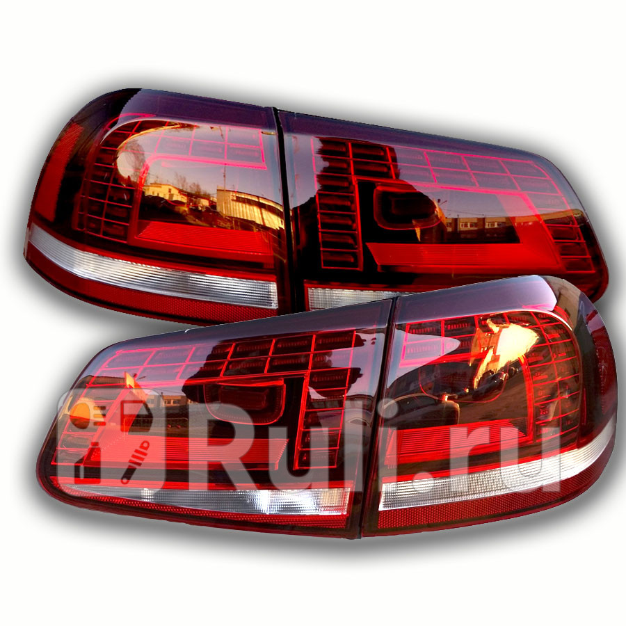 Тюнинг-фонари комплект в крыло и в крышку багажника для Volkswagen Touareg 2 2010-2016 КИТАЙ CS-TL-000194 30740₽