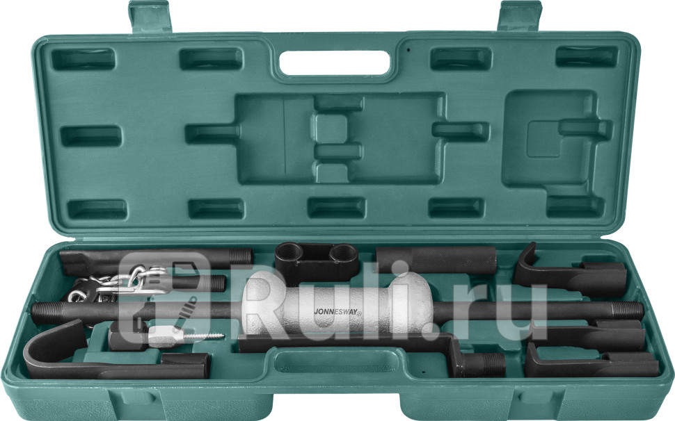 Набор для кузовного ремонта обратный молоток и 9 насадок 10 предметов JONNESWAY AE310003 14330₽