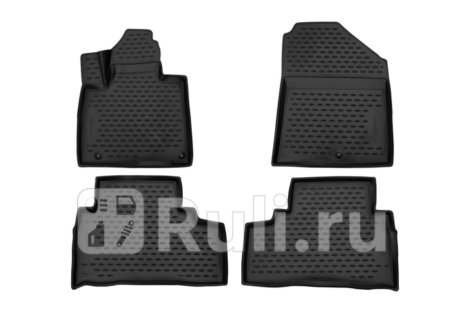 3d коврики в салон 4 шт для Kia Sorento Prime 2014-2020 FORMAT FORMATCARKIA00001 4550₽