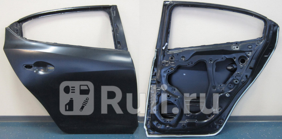 Дверь задняя правая для Mazda 3 BM 2013- Forward MZX0313-520-R 13800₽