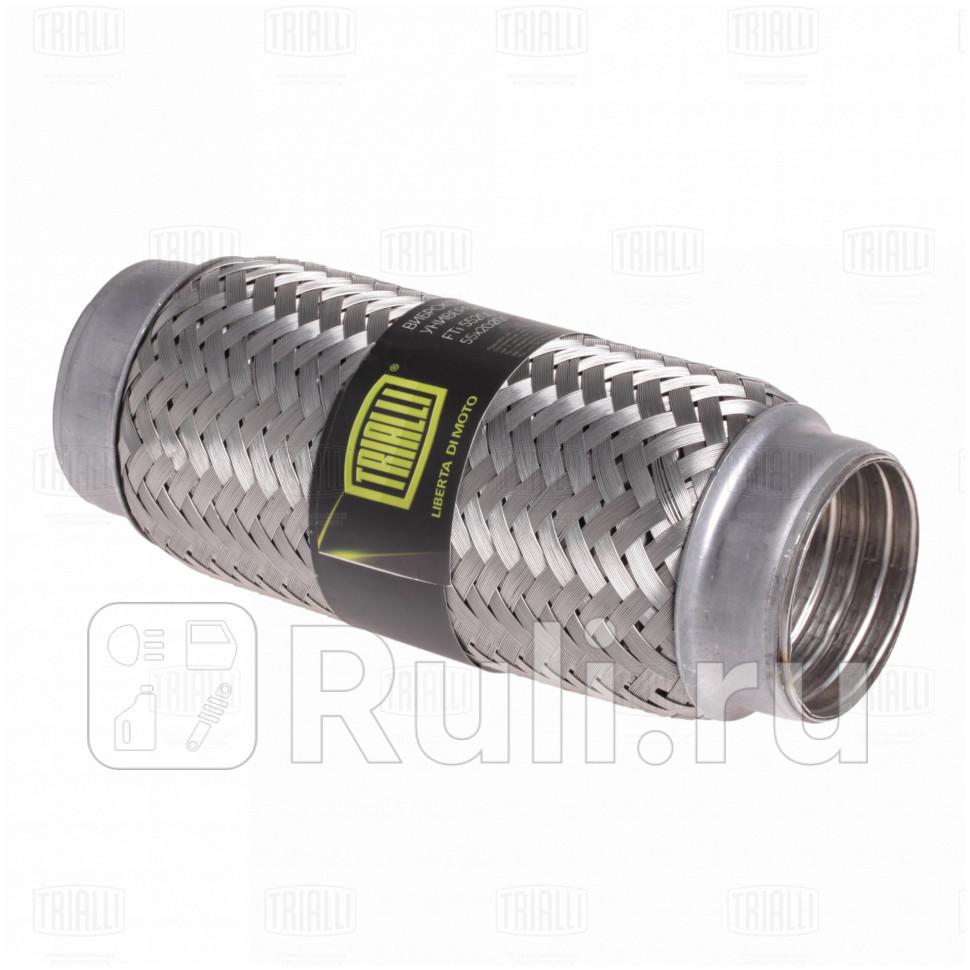 Гофра глушителя 55 x 200 InterLock нержавеющая сталь Trialli TRIALLI FTi 55200 1680₽
