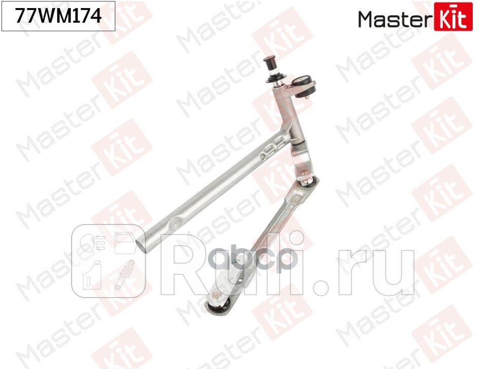 Мотор стеклоочистителя с трапецией передний VW TOURAN 1T1 1T2 2003 - 2010 MASTERKIT 77WM174 MASTERKIT 77WM174 2440₽