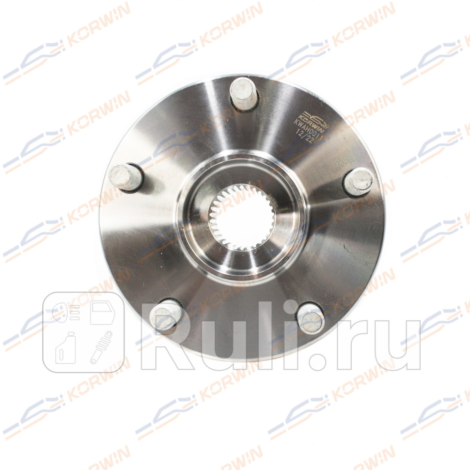 Ступица колеса передняя abs toyota corolla 02-  KORWIN KWAH0011