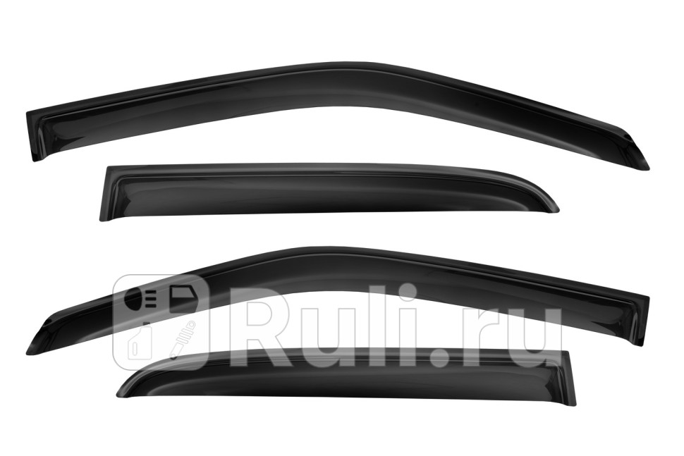 Дефлекторы окон 4 шт для Isuzu D-Max 3 2019-2022 SIM NLDSISDMAX2032 1330₽