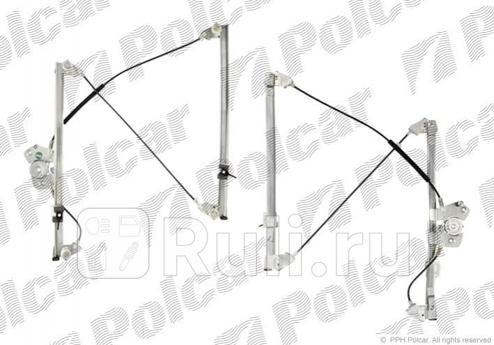 Стеклоподъёмник передний правый для BMW X5 E53 рестайлинг 2003-2006 Polcar 2050PSG2 2730₽